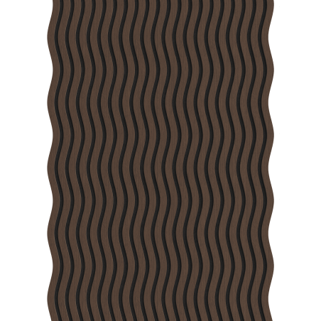 Mexen Lam-SF 01 lamelles murales acoustiques 280 x 30 cm, feutre 9 mm, placage technique, Chêne Mocca - S106-280-01-045