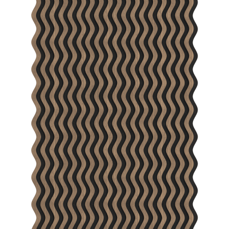 Mexen Lam-SF 02 lamele ścienne akustyczne 280 x 30 cm, filc 9 mm, fornir techniczny, Ciemny Orzech - S106-280-02-044