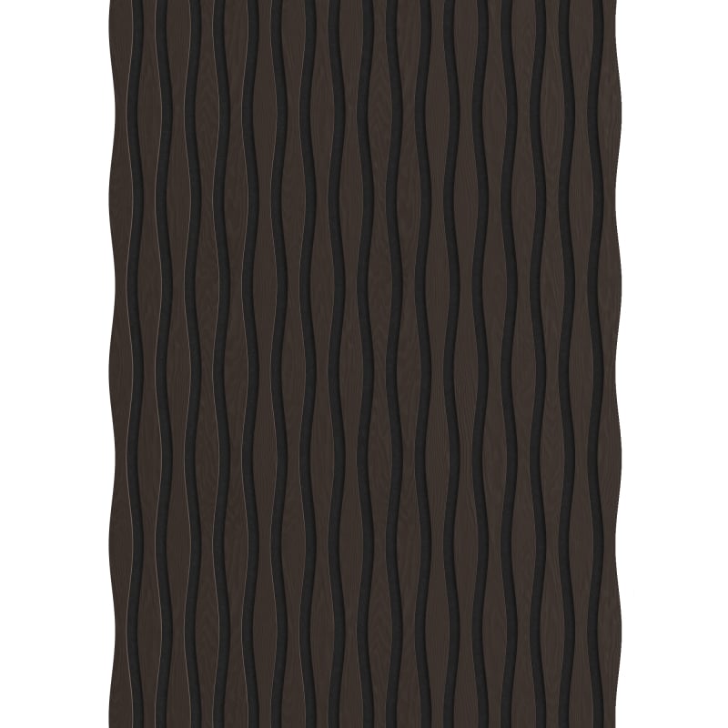 Mexen Lam-SF 01 Lam-SF 26 Akustik-Wandlamellen 280 x 30 cm, Filz 9 mm, technisches Furnier, Schwarze Eiche - S106-280-26-046