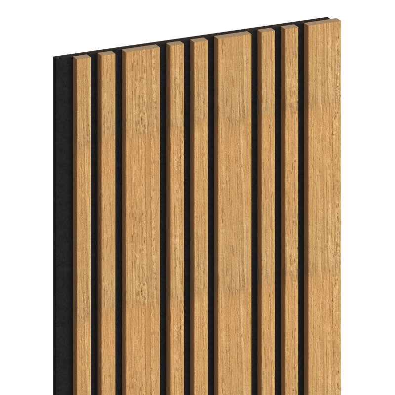 Mexen Lam-F Slim 01 lamele ścienne akustyczne 280 x 36,5 cm, filc 9 mm, fornir techniczny, Dąb Classic - S107-280-01-041