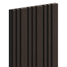 Mexen Lam-F Slim 01 akustiska väggpaneler 280 x 36,5 cm, filt 9 mm, teknisk faner, Svart Ek - S107-280-01-046