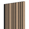 Mexen Lam-F Slim 01 lamele ścienne akustyczne 280 x 36,5 cm, filc 9 mm, fornir techniczny, Jasny Orzech - S107-280-01-047