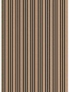 Mexen Lam-F akoestische wandlamellen 275 x 30 cm, vilt 8 mm, technische fineer, Gouden Eik - S105-275307-3015-003