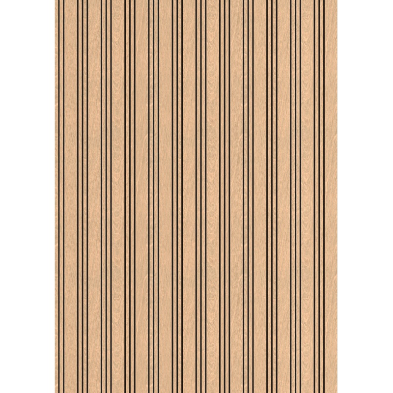 Mexen Lam-F Nano 01 Akustik-Wandpaneele 280 x 32,4 cm, Filz 5 mm, technisches Furnier, Gebleichte Eiche - S108-280-01-040