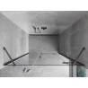 Mexen Mist-H Duschtür schwenkbar rechts 125 cm, transparent, gun gray gebürstet - 8A5-125-001-66-00-P