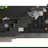 Mexen Mario Doppelkammer Granitspüle mit Küchenarmatur Duero, schwarz/gold metallic - 6504-75-671600-00