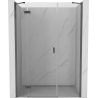 Mexen Mist-H linke Pendeltür für die Dusche 150 cm, transparent, Gun Metal - 8A5-150-001-95-00-L