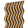 Mexen Lam-SF 02 lamele ścienne akustyczne 280 x 30 cm, filc 9 mm, fornir techniczny, Dąb Classic - S106-280-02-041
