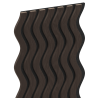 Mexen Lam-SF 02 Akustische Wandlamellen 280 x 30 cm, Filz 9 mm, technisches Furnier, Schwarze Eiche - S106-280-02-046