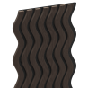 Mexen Lam-SF 02 lamele ścienne akustyczne 280 x 30 cm, filc 9 mm, fornir techniczny, Czarny Dąb - S106-280-02-046