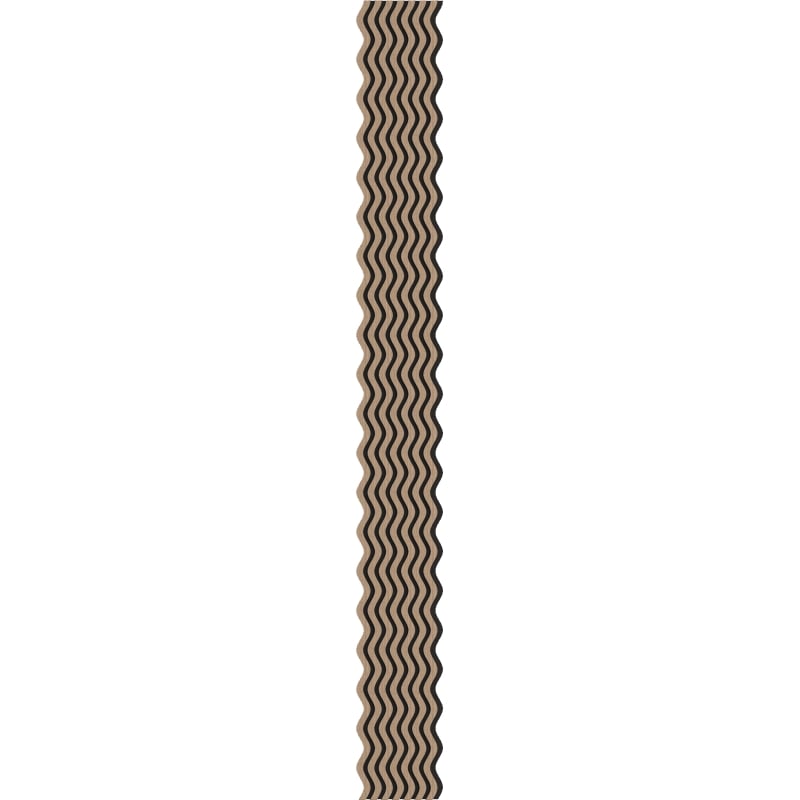 Mexen Lam-SF 02 Akustische Wandpaneele 280 x 30 cm, Filz 9 mm, technische Furnier, Helle Walnuss - S106-280-02-047
