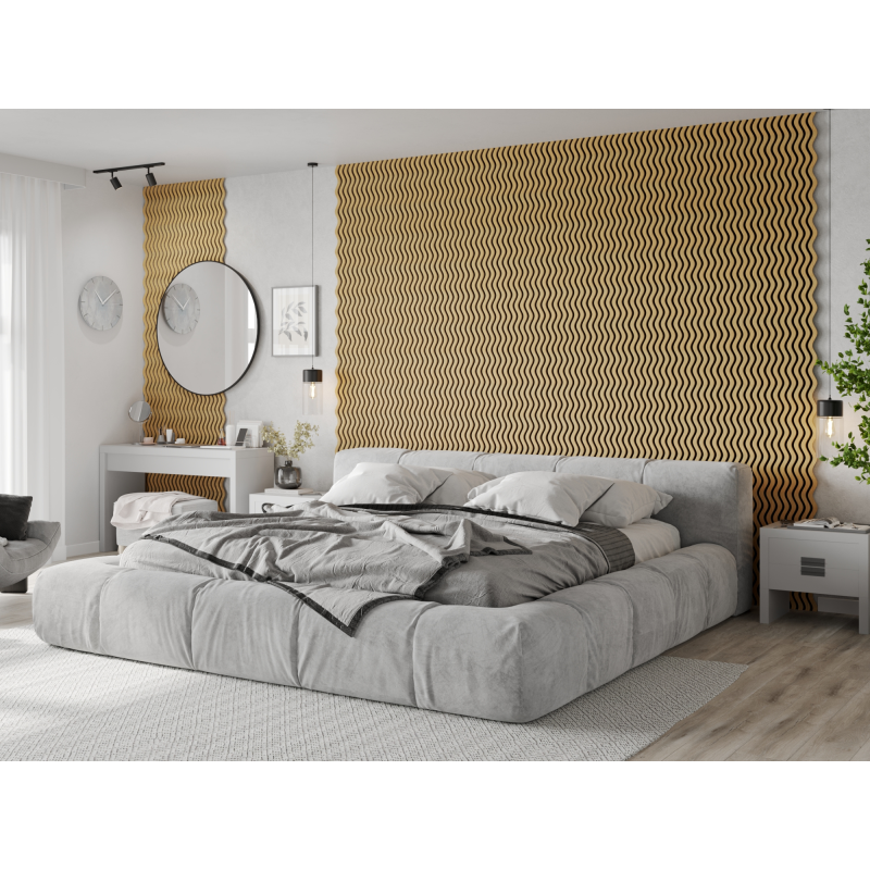 Mexen Lam-SF 02 lamele ścienne akustyczne 280 x 30 cm, filc 9 mm, fornir techniczny, Dąb Classic - S106-280-02-041
