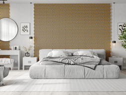 Mexen Lam-SF 02 akustiset seinälamellit 280 x 30 cm, huopa 9 mm, tekninen viilu, Classic-tammi - S106-280-02-041