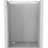 Mexen Mist-H drzwi prysznicowe uchylne lewe 150 cm, transparent, nikiel szczotkowany - 8A5-150-001-97-00-L