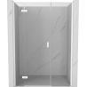 Mexen Mist-H L vasakpoolne, läbipaistev, valge, 150 cm dušiuks - 8A5L-150-001-20-00-L