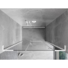 Mexen Mist-H L drzwi prysznicowe uchylne prawe 120 cm, transparent, białe - 8A5L-120-001-20-00-P