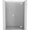 Mexen Mist-H L drzwi prysznicowe uchylne prawe 120 cm, transparent, białe - 8A5L-120-001-20-00-P