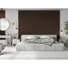 Mexen Lam-SF 02 lamele ścienne akustyczne 280 x 30 cm, filc 9 mm, fornir techniczny, Dąb Mocca - S106-280-02-045