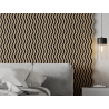 Mexen Lam-SF 02 lamele ścienne akustyczne 280 x 30 cm, filc 9 mm, fornir techniczny, Jasny Orzech - S106-280-02-047