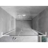 Mexen Mist-H L drzwi prysznicowe uchylne prawe 155 cm, transparent, białe - 8A5L-155-001-20-00-P
