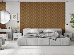 Mexen Lam-SF 01 lamele ścienne akustyczne 280 x 30 cm, filc 9 mm, fornir techniczny, Dąb Natural - S106-280-01-042
