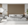 Mexen Lam-SF 01 lamele ścienne akustyczne 280 x 30 cm, filc 9 mm, fornir techniczny, Jasny Orzech - S106-280-01-047