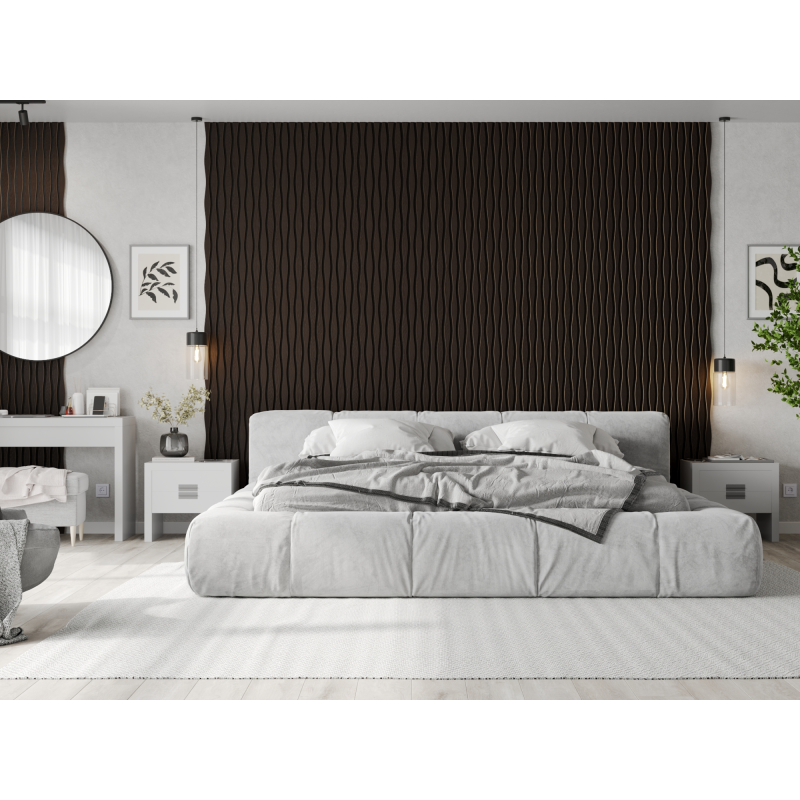 Mexen Lam-SF 26 lamele ścienne akustyczne 280 x 30 cm, filc 9 mm, fornir techniczny, Czarny Dąb - S106-280-26-046