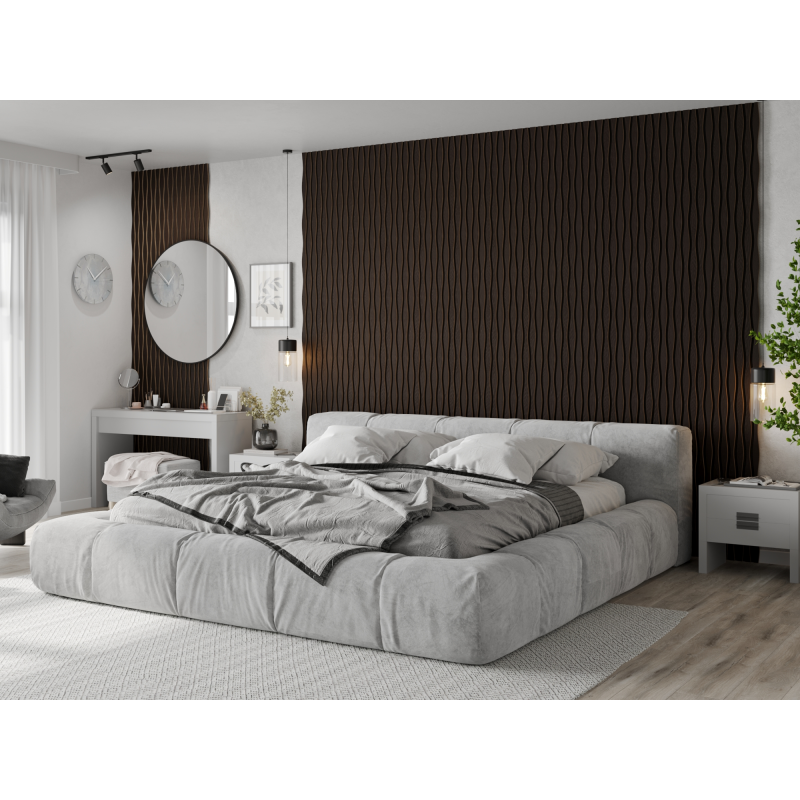 Mexen Lam-SF 26 lamele ścienne akustyczne 280 x 30 cm, filc 9 mm, fornir techniczny, Czarny Dąb - S106-280-26-046