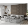 Mexen Lam-SF 26 lamele ścienne akustyczne 280 x 30 cm, filc 9 mm, fornir techniczny, Szary Dąb - S106-280-26-043
