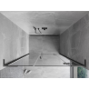 Mexen Mist-H L drzwi prysznicowe uchylne prawe 160 cm, transparent, gun gray szczotkowany - 8A5L-160-001-66-00-P