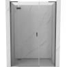 Mexen Mist-H L drzwi prysznicowe uchylne lewe 160 cm, transparent, gun metal - 8A5L-160-001-95-00-L