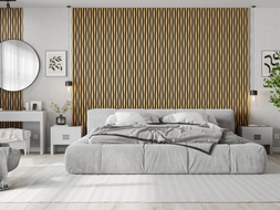 Mexen Lam-SF 26 lamele ścienne akustyczne 280 x 30 cm, filc 9 mm, fornir techniczny, Dąb Classic - S106-280-26-041