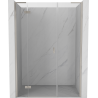 Mexen Mist-H L drzwi prysznicowe uchylne lewe 140 cm, transparent, nikiel szczotkowany - 8A5L-140-001-97-00-L