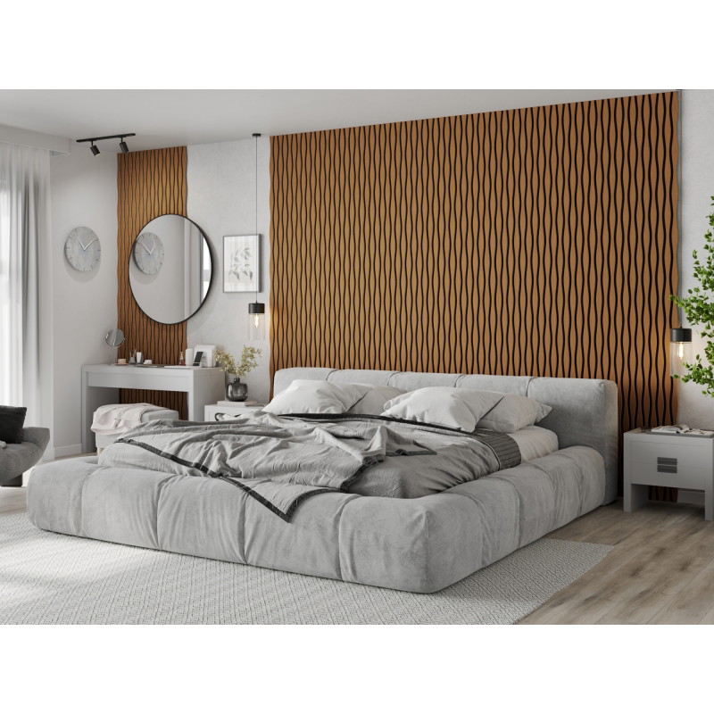 Mexen Lam-SF 26 lamele ścienne akustyczne 280 x 30 cm, filc 9 mm, fornir techniczny, Dąb Natural - S106-280-26-042