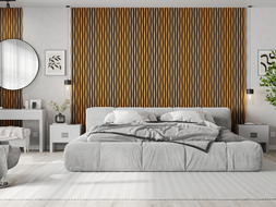 Mexen Lam-F akustiskās sienas līstes 275 x 30 cm, filcs 8 mm, tehniskais finieris, Zelta ozols - S105-275307-3015-003
