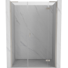 Mexen Mist-H L drzwi prysznicowe uchylne prawe 150 cm, transparent, nikiel szczotkowany - 8A5L-150-001-97-00-P
