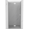 Mexen Mist-F drzwi prysznicowe składane lewe 85 cm, transparent, białe - 8A6-085-000-20-00-L