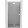 Mexen Mist-F drzwi prysznicowe składane lewe 105 cm, transparent, białe - 8A6-105-000-20-00-L