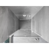 Mexen Mist-F drzwi prysznicowe składane lewe 115 cm, transparent, białe - 8A6-115-000-20-00-L
