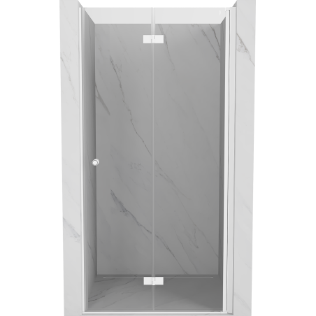 Mexen Mist-F drzwi prysznicowe składane prawe 110 cm, transparent, białe - 8A6-110-000-20-00-P