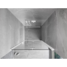 Mexen Mist-F drzwi prysznicowe składane prawe 120 cm, transparent, białe - 8A6-120-000-20-00-P