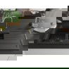 Mexen Andres 1,5-Kammer-Küchenspüle aus Granit mit Abtropffläche und Telma Küchenarmatur, schwarz/gold - 6515-75-670200-50-B
