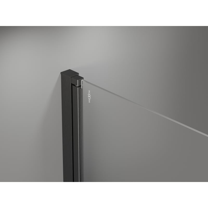 Mexen Mist-F porte de douche pliante droite 60 cm, transparent, gris canon brossé - 8A6-060-000-66-00-P
