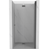 Mexen Mist-F porte de douche pliante droite 100 cm, transparente, gris canon brossé - 8A6-100-000-66-00-P
