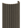 Mexen Ovalo 01 lamelle a parete scanalate flessibili 280 x 36 cm, impiallacciatura tecnica, Rovere Mocca - S130-280-01-045