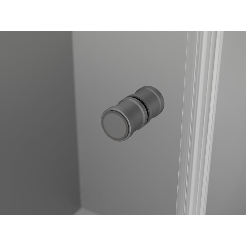 Mexen Mist-F folding shower door left 110 cm, transparent, gun metal - 8A6-110-000-95-00-L