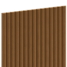 Mexen Ovalo 03 lamelle da parete scanalate flessibili 280 x 36 cm, impiallacciatura tecnica, Rovere Naturale - S130-280-03-042