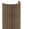 Mexen Ovalo 03 lâminas de parede ranhuradas flexíveis 280 x 36 cm, folha técnica, Nogal Escuro - S130-280-03-044