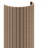 Mexen Ovalo 03 aaltomaiset seinäpaneelit joustavat 280 x 36 cm, tekninen viilu, Vaalea Pähkinäpuu - S130-280-03-047