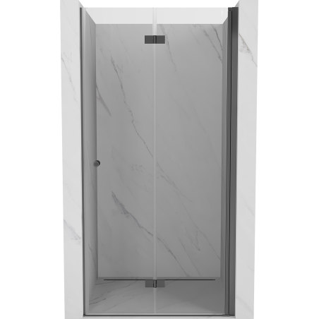 Mexen Mist-F porte de douche pliable droite 80 cm, transparent, métal canon - 8A6-080-000-95-00-P
